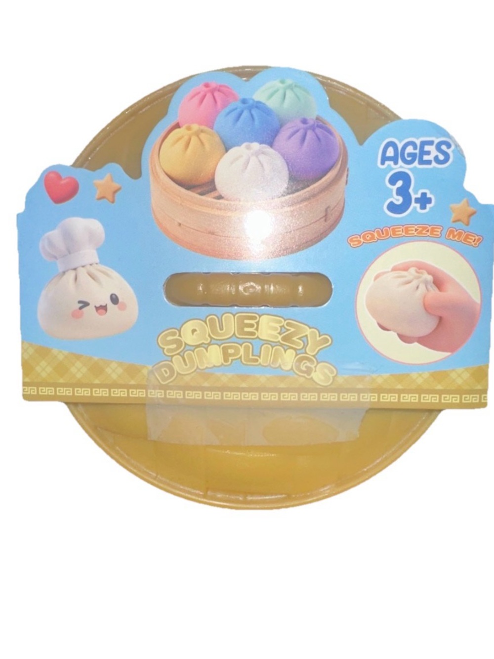 Squeezy Dumplings Kids Toy - Mystery color Stress Play
